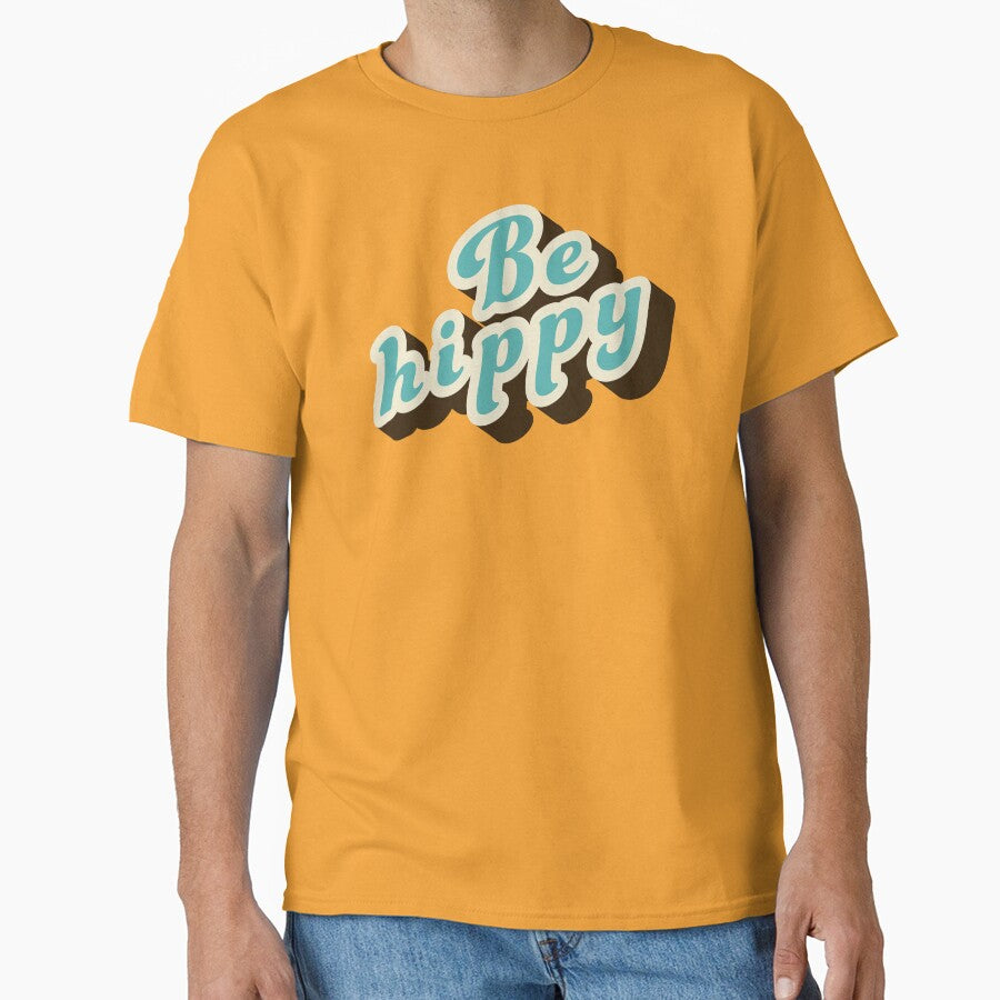 Be hippy Retro Sign by Urosek T-Shirts, Hoodie, Sweatshirt | BlankRebels.com (Image 1)