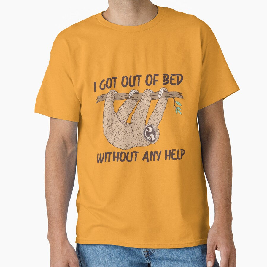 i got out of bed without any help by Lmazir T-Shirts, Hoodie, Sweatshirt | BlankRebels.com (Image 1)