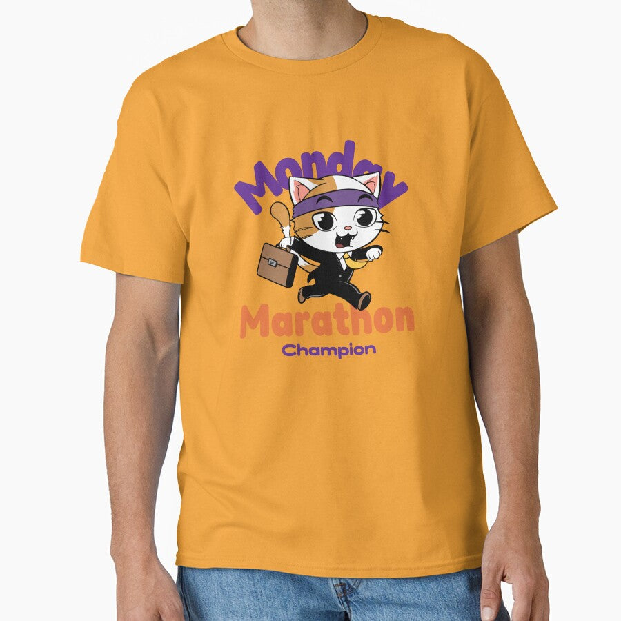 Monday Marathon Champion by JameZible T-Shirts, Hoodie, Sweatshirt | BlankRebels.com (Image 1)