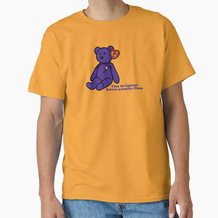 The Original Retirement Plan – Nostalgic Beanie Bear Parody Design by SimplyJasper T-Shirts, Hoodie, Sweatshirt (Image 1)