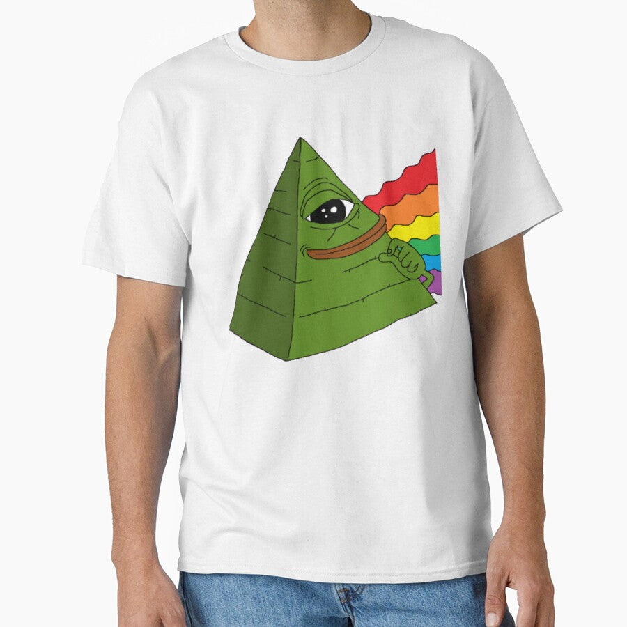 Pyramid Pepe by Aiden93 T-Shirts, Hoodie, Sweatshirt | BlankRebels.com (Image 1)