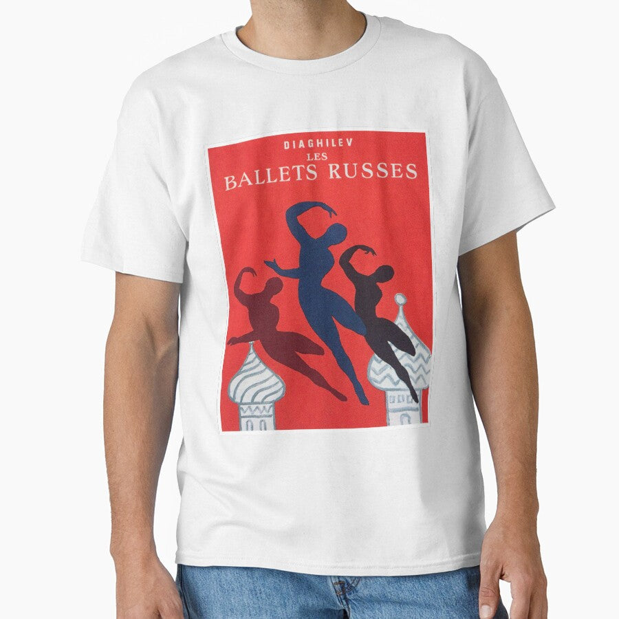 Russian Ballet Minimalist Retro Vintage Poster by vintagevivian T-Shirts, Hoodie, Sweatshirt | BlankRebels.com (Image 1)