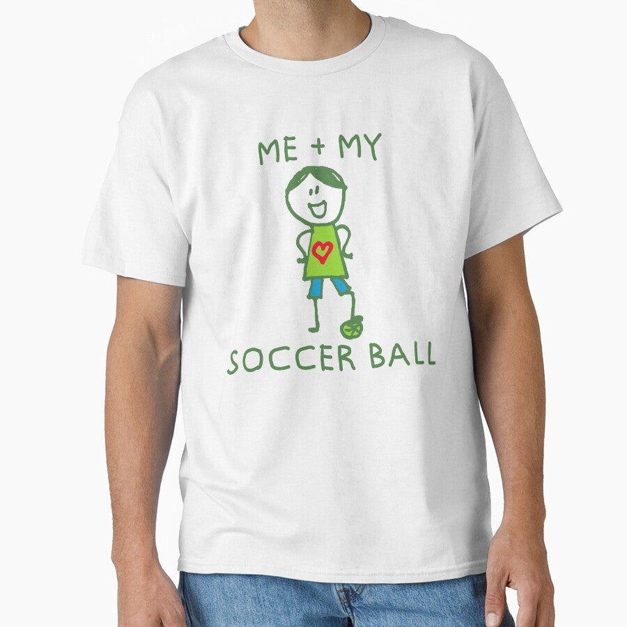 Stick Peeps ME + MY SOCCER BALL (boy) kids kid children child active by SolidEarthArt