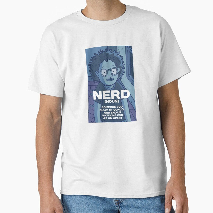 Nerd - noun - Someone you end up working for by Bleak Shirt Hoodie, Sweatshirt | BlankRebels.com (Image 1)