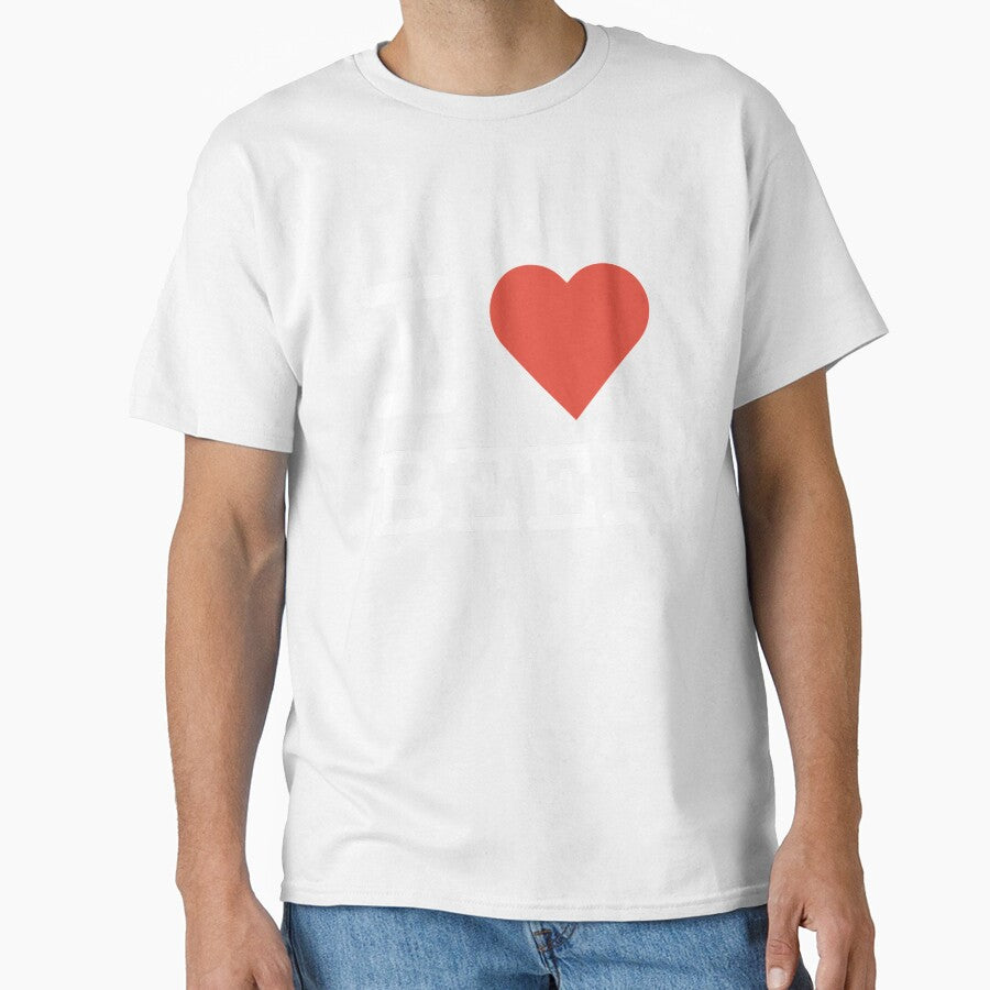 I Heart Beer (in white) by teeandsympathy