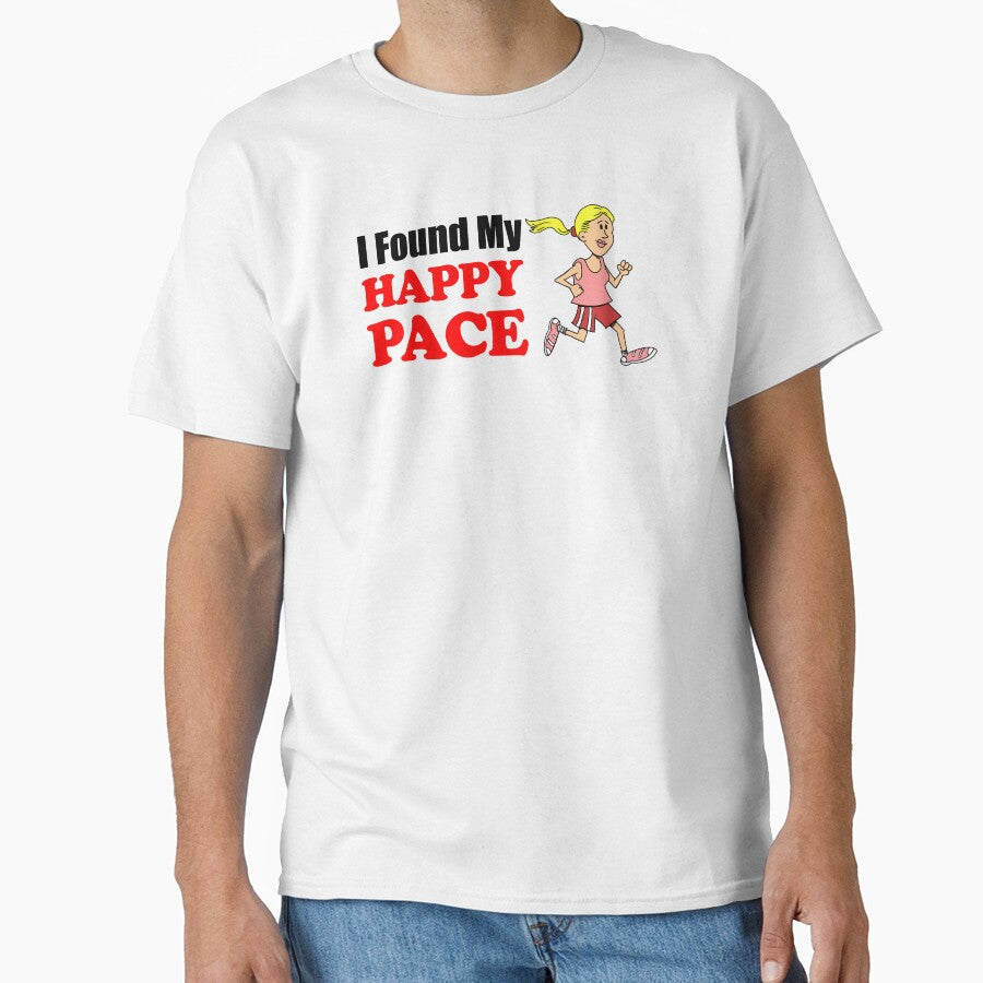I Found My Happy Pace Running Female Runner by jaycartoonist T-Shirts, Hoodie, Sweatshirt | BlankRebels.com (Image 1)