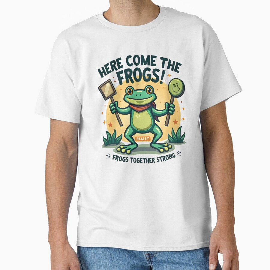 Portland Frog 2025 – Funny Meme Frog by Toshany Prints T-Shirts, Hoodie, Sweatshirt | BlankRebels.com (Image 1)