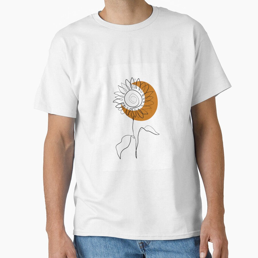 Moon and Sun - Minimal line art by InspiRin T-Shirts, Hoodie, Sweatshirt | BlankRebels.com (Image 1)