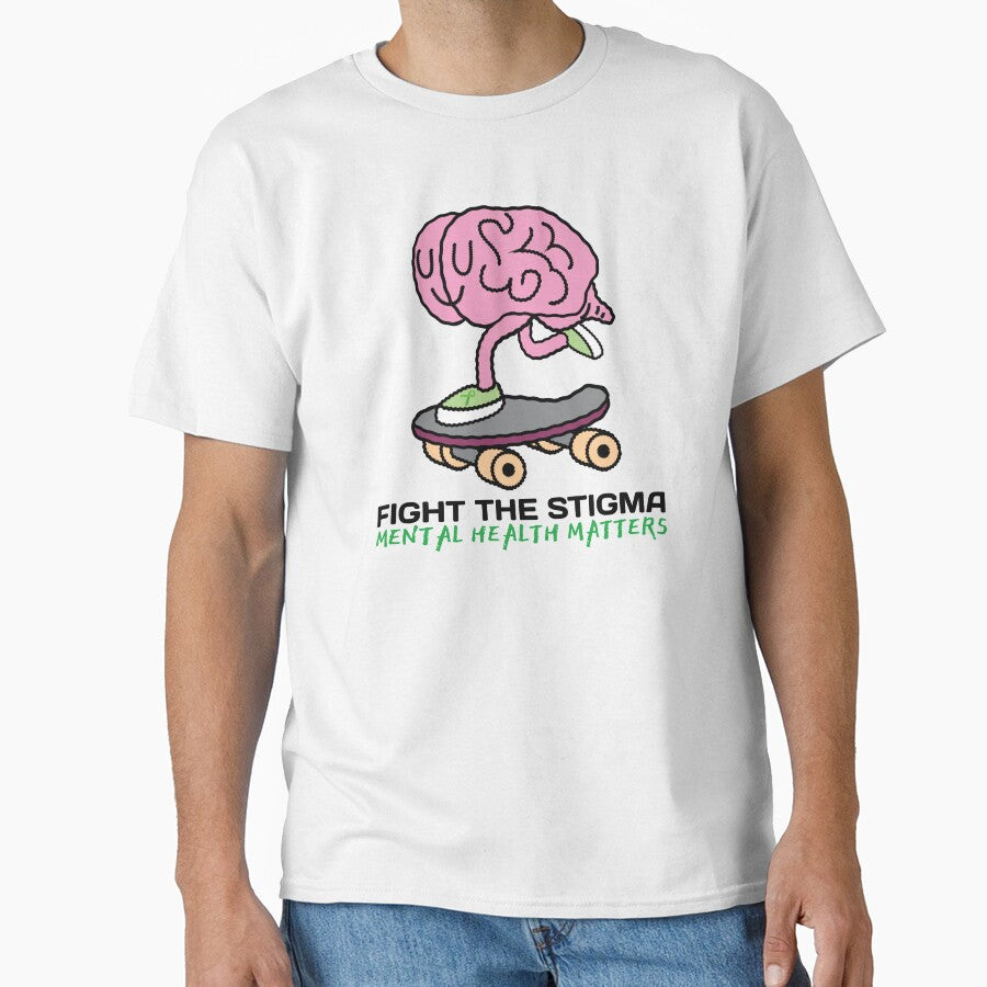 Fight The Stigma - Mental Health Matters by OwlCanvas T-Shirts, Hoodie, Sweatshirt | BlankRebels.com (Image 1)