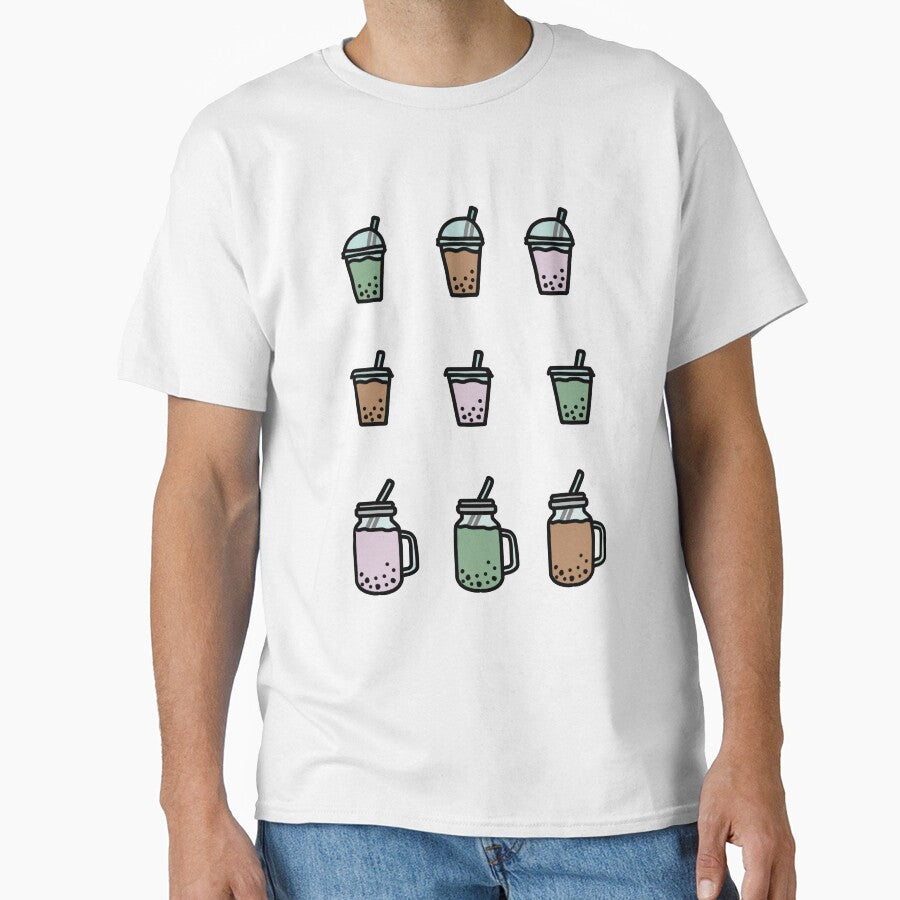 ULTIMATE Boba Bubble Tea Sticker Pack by bassoongirl123 T-Shirts, Hoodie, Sweatshirt | BlankRebels.com (Image 1)