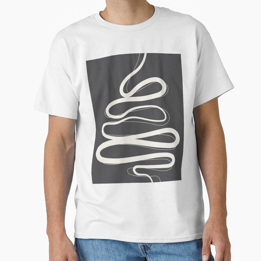 Minimalist Abstract Line Art 08-02 by PAPER MOON art & design T-Shirts, Hoodie, Sweatshirt | BlankRebels.com (Image 1)