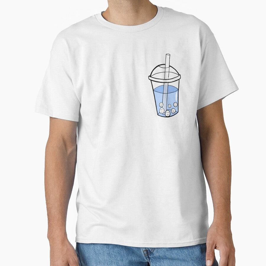 Bubble Tea Blue | Boba Tea  | Bubble Tea Gift | Tapioca Balls | Cute Boba Tea by lozo828 T-Shirts, Hoodie,... (Image 1)