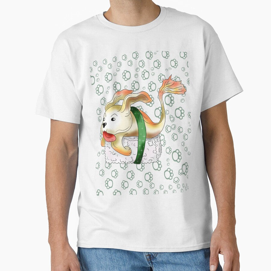 kawaii dogfish sushi by CuisineCat T-Shirts, Hoodie, Sweatshirt | BlankRebels.com (Image 1)