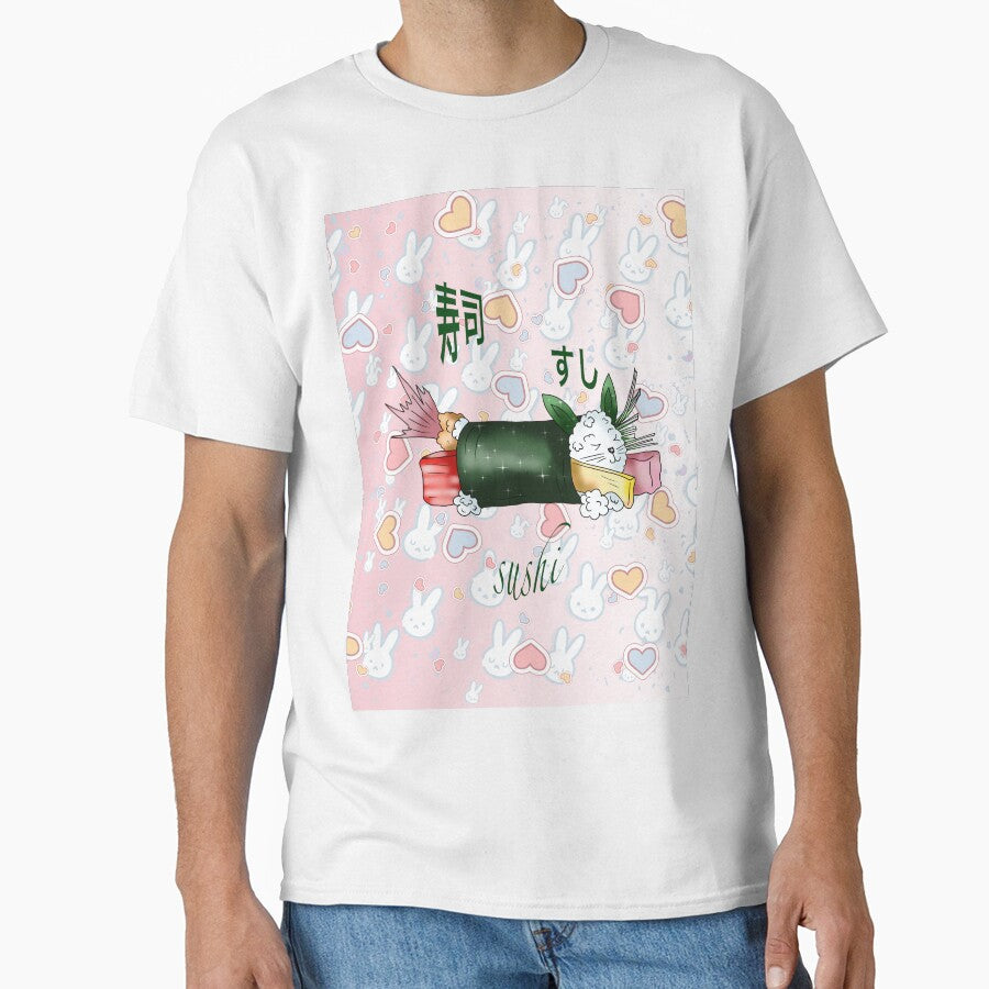 sushi roll cute rabbit rice by CuisineCat T-Shirts, Hoodie, Sweatshirt | BlankRebels.com (Image 1)