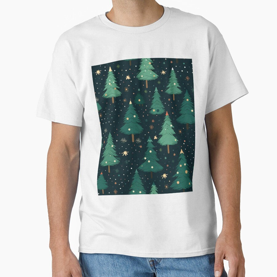 Christmas Tree Scarves by NicolasGlowArt T-Shirts, Hoodie, Sweatshirt | BlankRebels.com (Image 1)