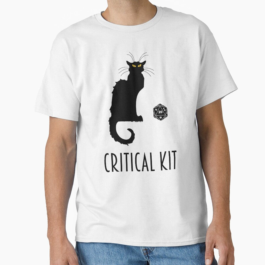 Critical Kit Cat D20 Gamer by Cat Lady Designs T-Shirts, Hoodie, Sweatshirt | BlankRebels.com (Image 1)