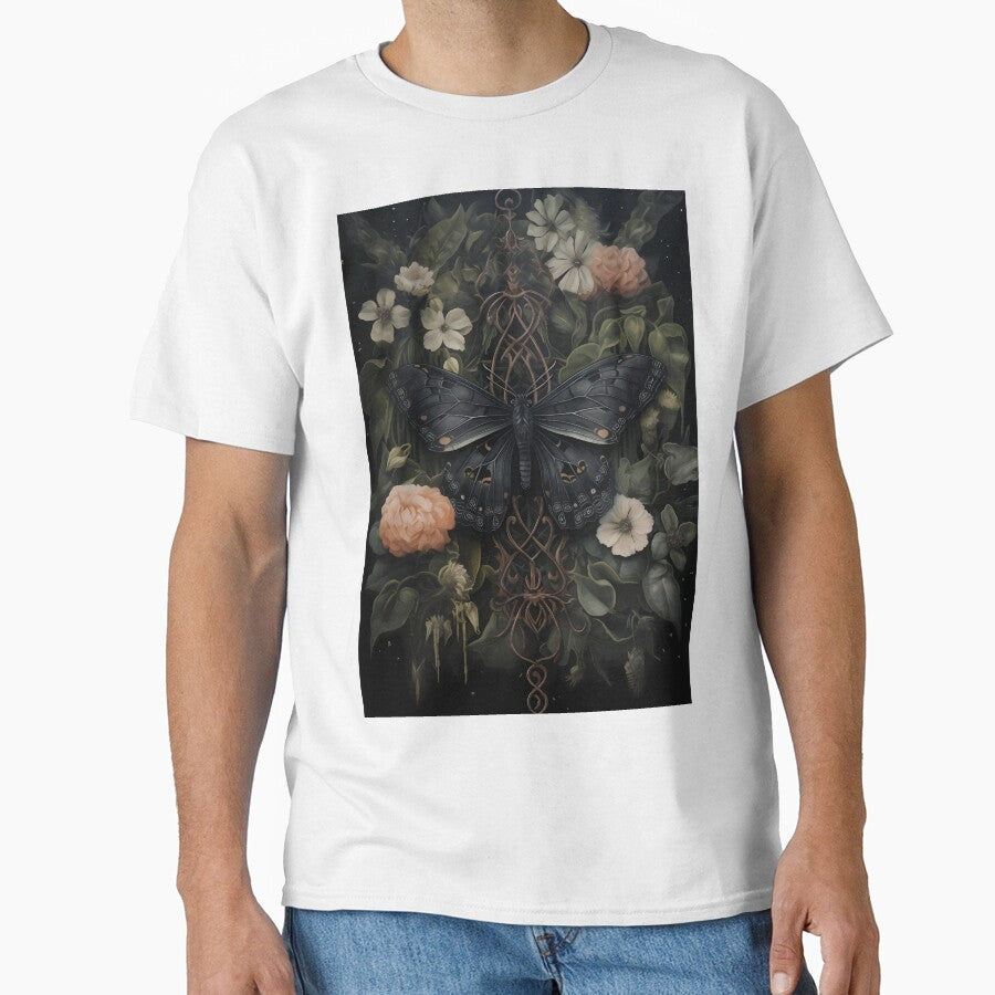black moth dark academia gothic cottagecore decor by Mehak  Khan T-Shirts, Hoodie, Sweatshirt | BlankRebels.com (Image 1)