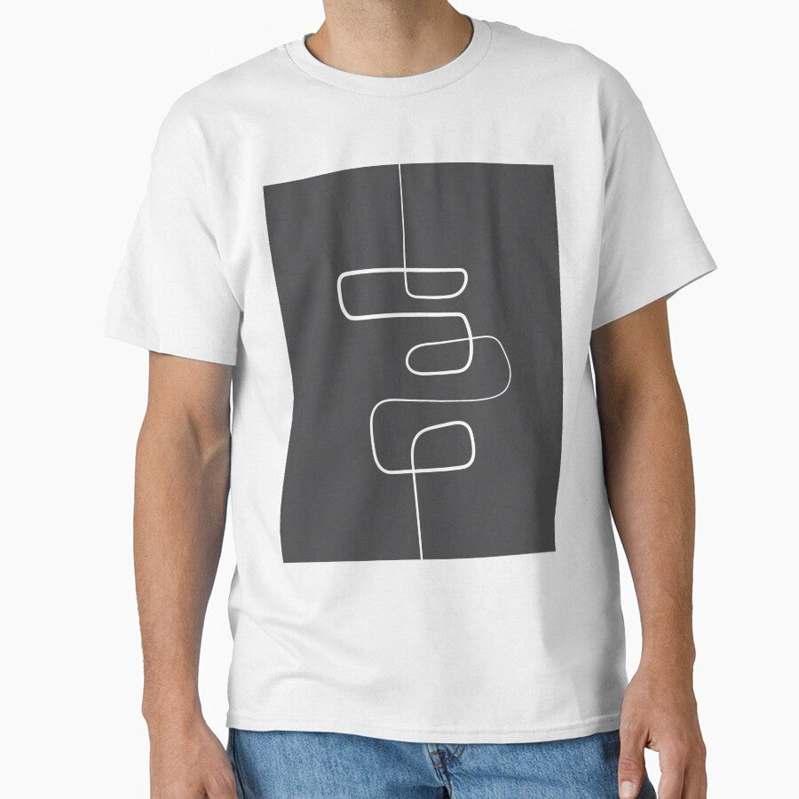 Minimalist Abstract Line Art 03-01 by PAPER MOON art & design T-Shirts, Hoodie, Sweatshirt | BlankRebels.com (Image 1)