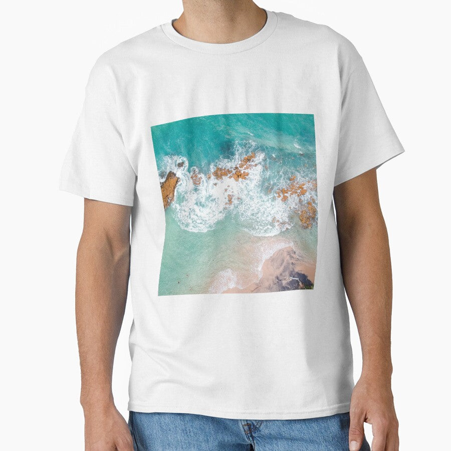 Ocean Waves By On The Shore by LisaRoseDesigns T-Shirts, Hoodie, Sweatshirt | BlankRebels.com (Image 1)