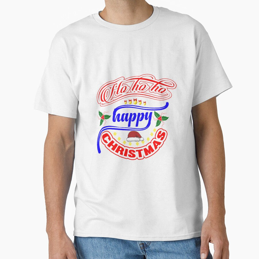 Ho Ho Ho Happy Christmas - Christmas Is Coming by Delandor T-Shirts, Hoodie, Sweatshirt | BlankRebels.com (Image 1)