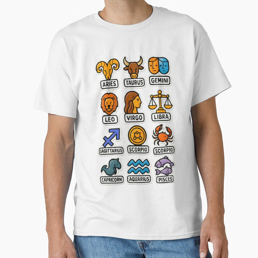Zodiac Magic Pack – Cosmic Symbols & Star Signs by QuantumKey T-Shirts, Hoodie, Sweatshirt | BlankRebels.com (Image 1)