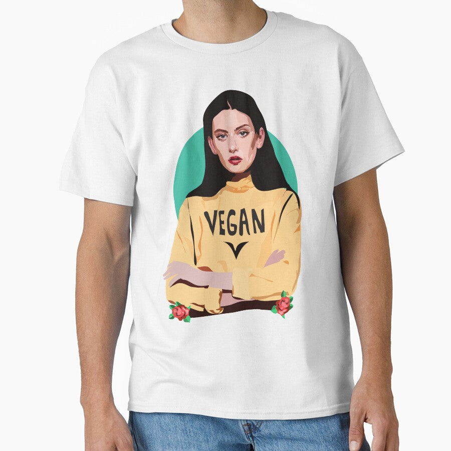 Vegan Chick by Anna McKay T-Shirts, Hoodie, Sweatshirt | BlankRebels.com (Image 1)