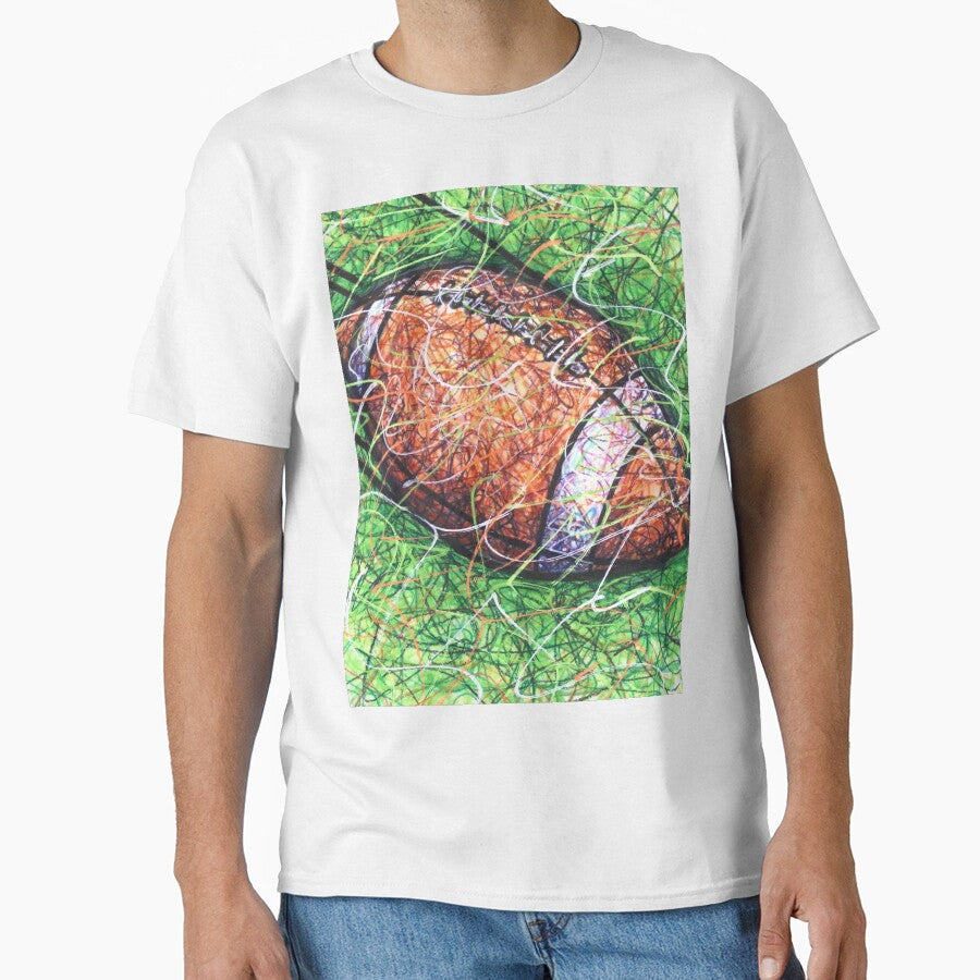 Colorful Football Design by Kitslam Art T-Shirts, Hoodie, Sweatshirt | BlankRebels.com (Image 1)