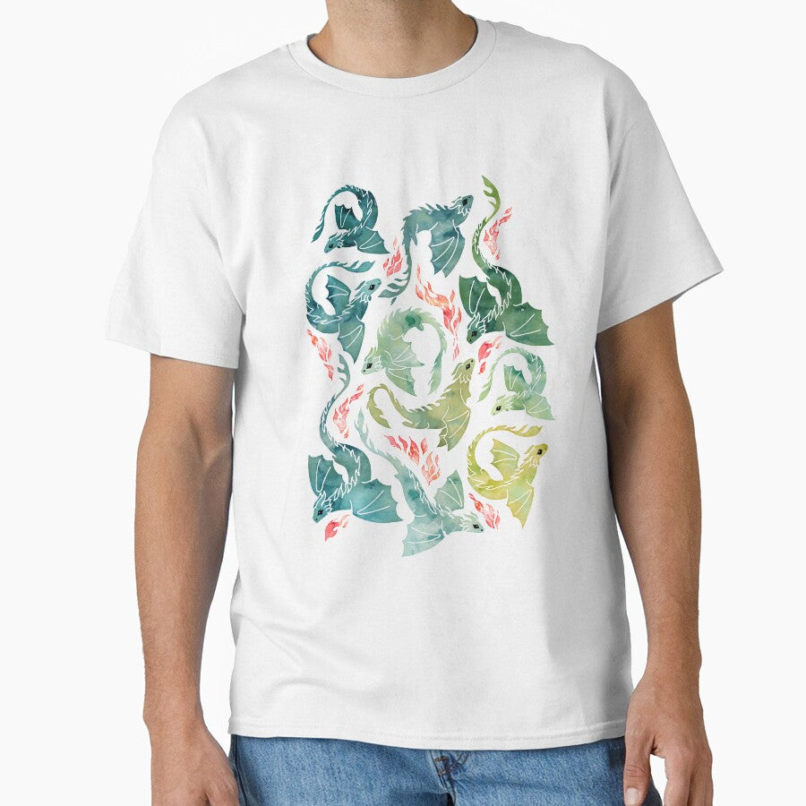 Dragon fire turquoise & green by adenaJ