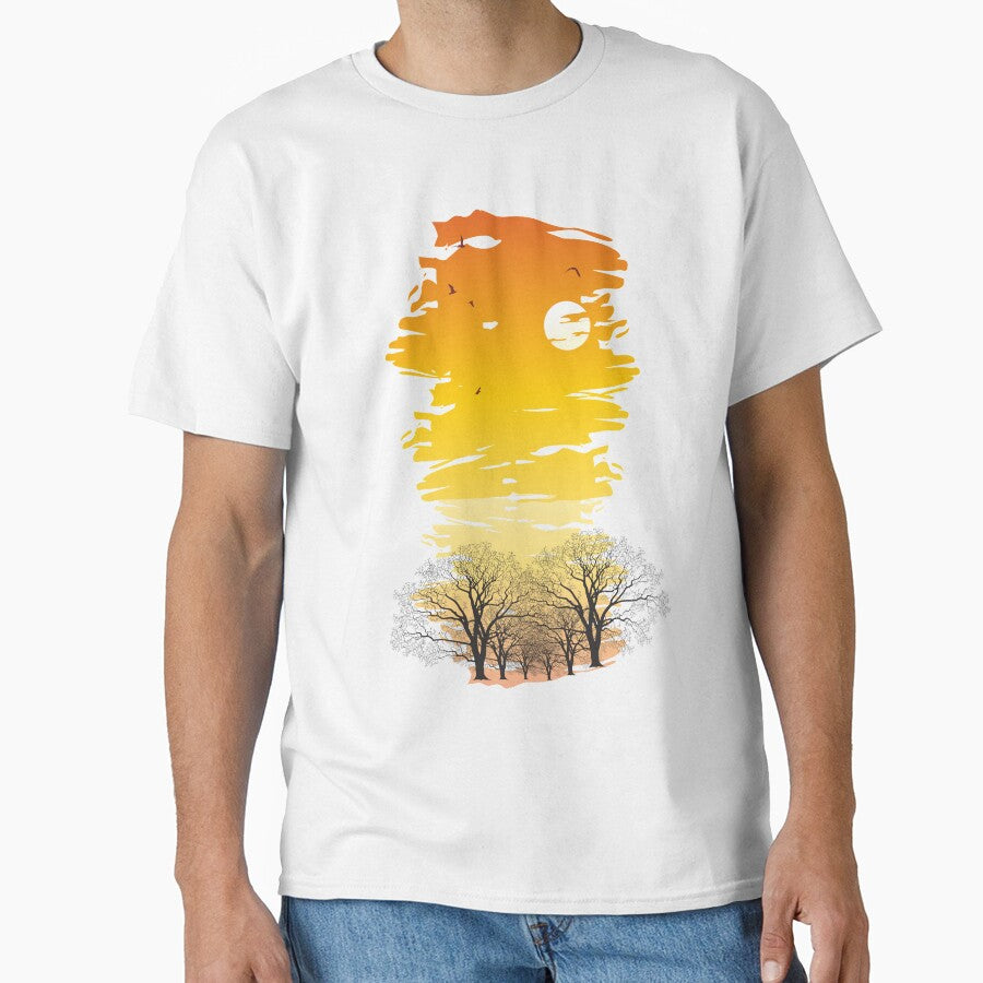 Sunset simple design by Yousran T-Shirts, Hoodie, Sweatshirt | BlankRebels.com (Image 1)