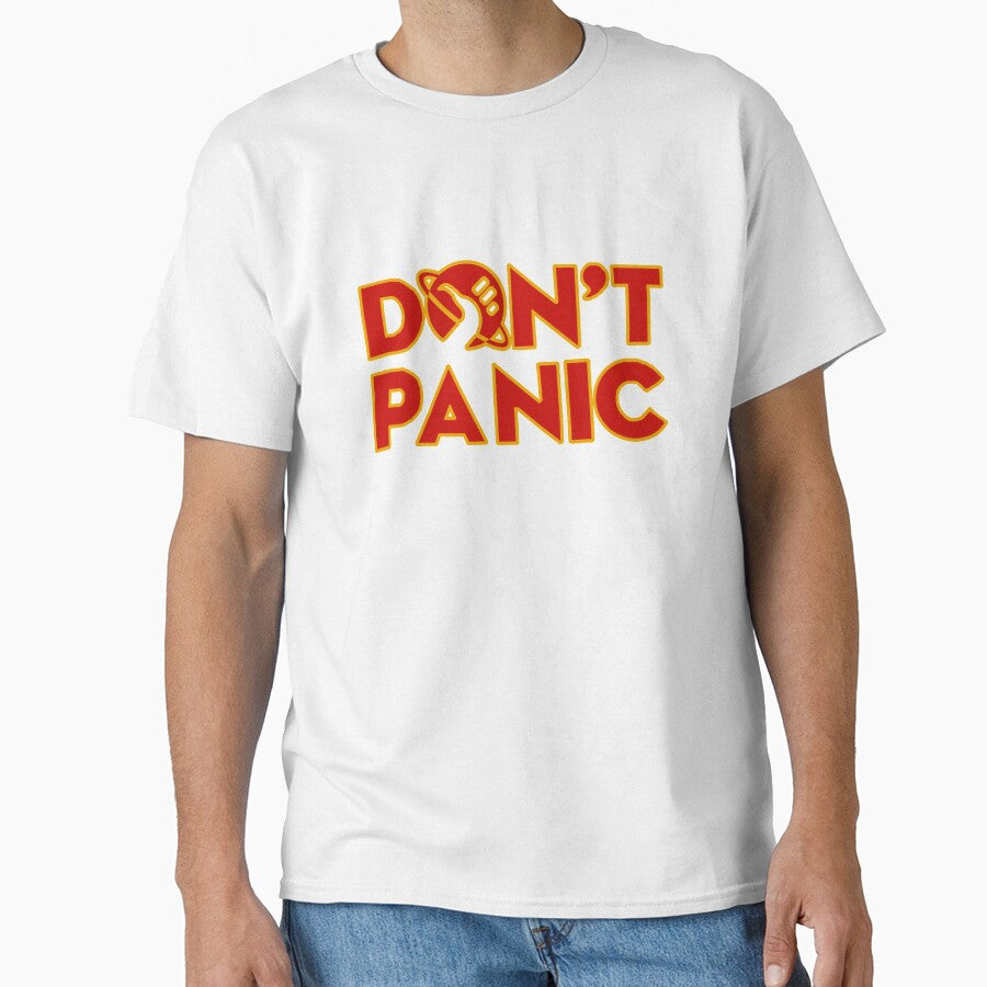don't panic The Hitchhiker's Guide to the Galaxy by yinon-h T-Shirts, Hoodie, Sweatshirt | BlankRebels.com (Image 1)