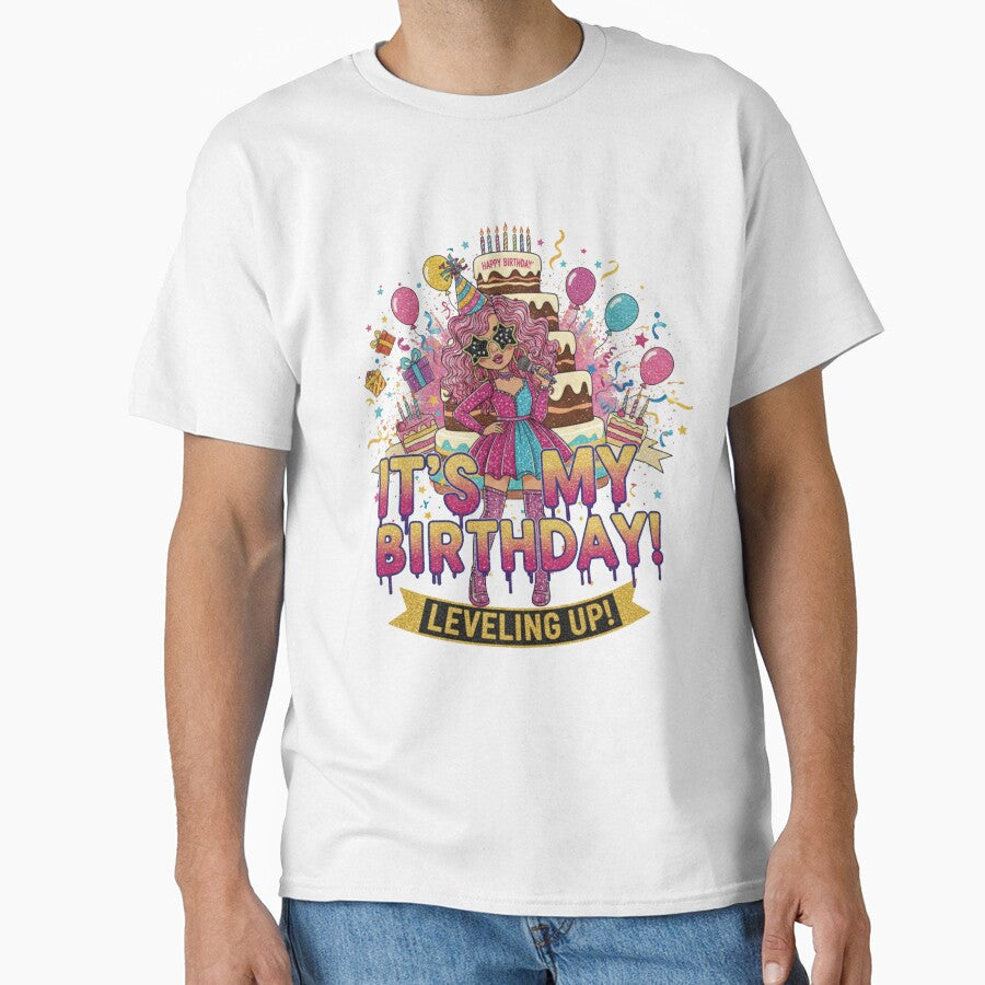 It's My Birthday - Leveling Up Party Tee by Pixie Pop Hoodie, Sweatshirt | BlankRebels.com (Image 1)