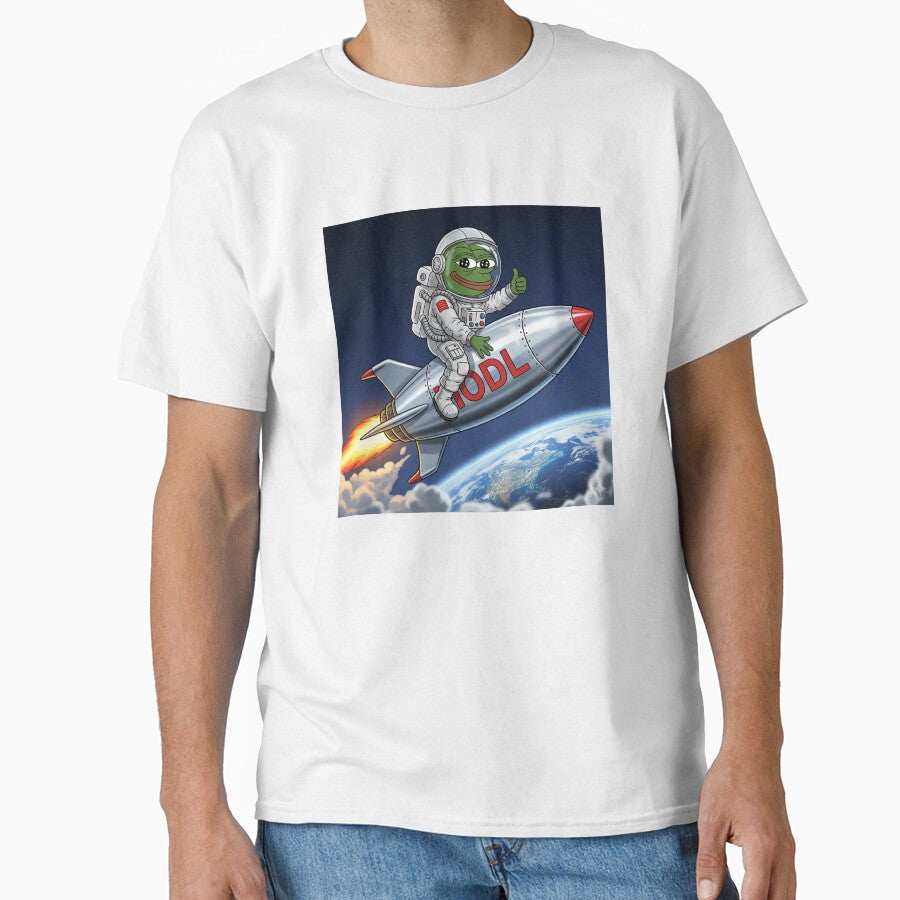 Pepe Memecoin - HODL by CryptoThreads4 You T-Shirts, Hoodie, Sweatshirt | BlankRebels.com (Image 1)