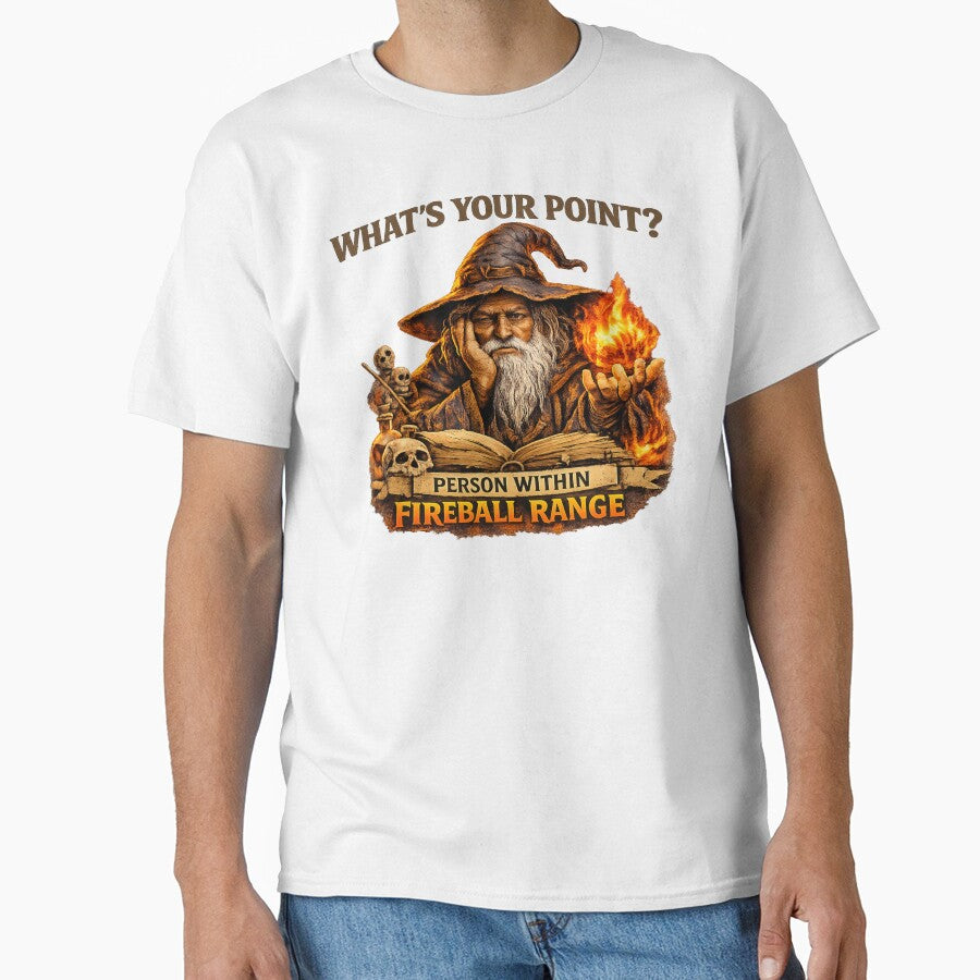 Person Within Fireball Range by NPC Energy T-Shirts, Hoodie, Sweatshirt | BlankRebels.com (Image 1)