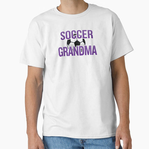 'Soccer Grandma' (White) by The Button Gal