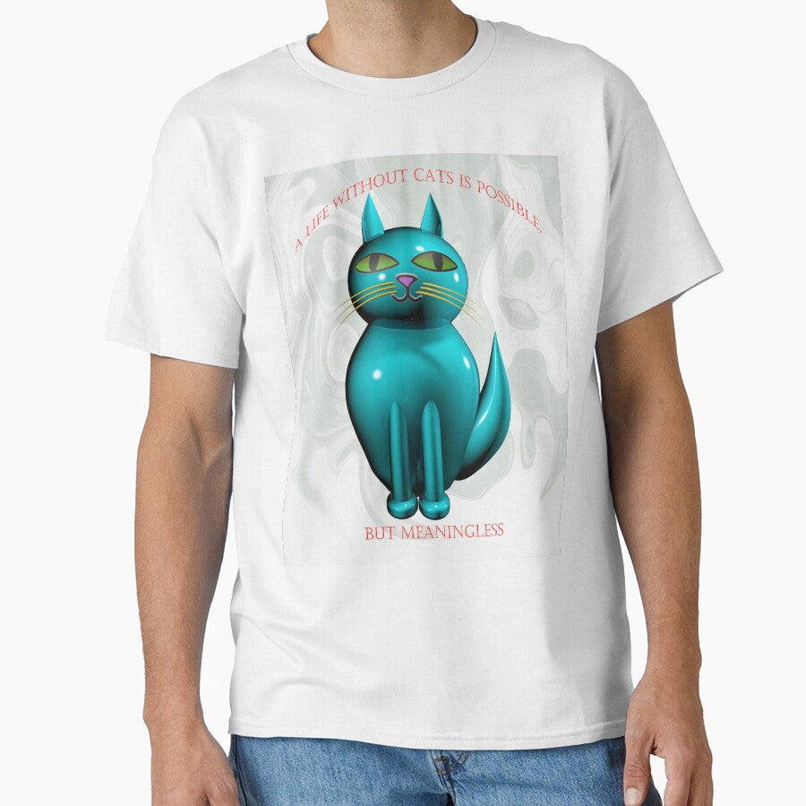 CAT IN BLUE by newgraphiks T-Shirts, Hoodie, Sweatshirt | BlankRebels.com (Image 1)
