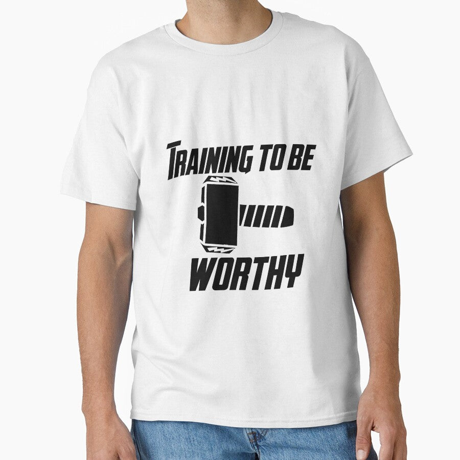 Hammer - Worthy (Black and White) by paperbouquet T-Shirts, Hoodie, Sweatshirt | BlankRebels.com (Image 1)