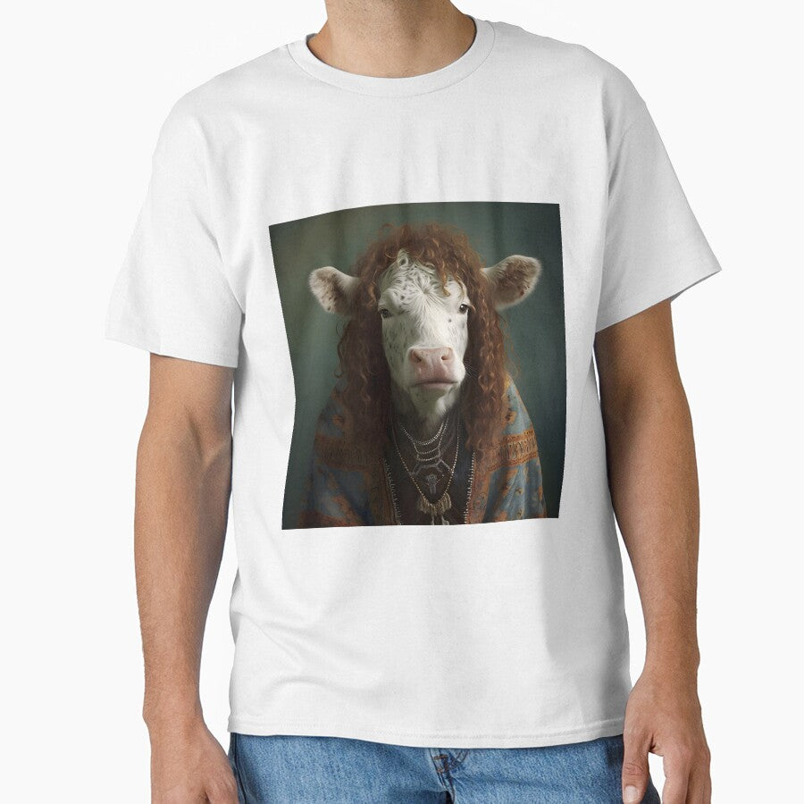 Hippie Cow by Chrisjeffries24 T-Shirts, Hoodie, Sweatshirt | BlankRebels.com (Image 1)
