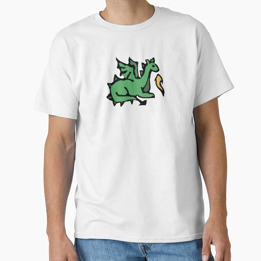 Cute Little Dragon With Fire (Green) by bassoongirl123 T-Shirts, Hoodie, Sweatshirt | BlankRebels.com (Image 1)