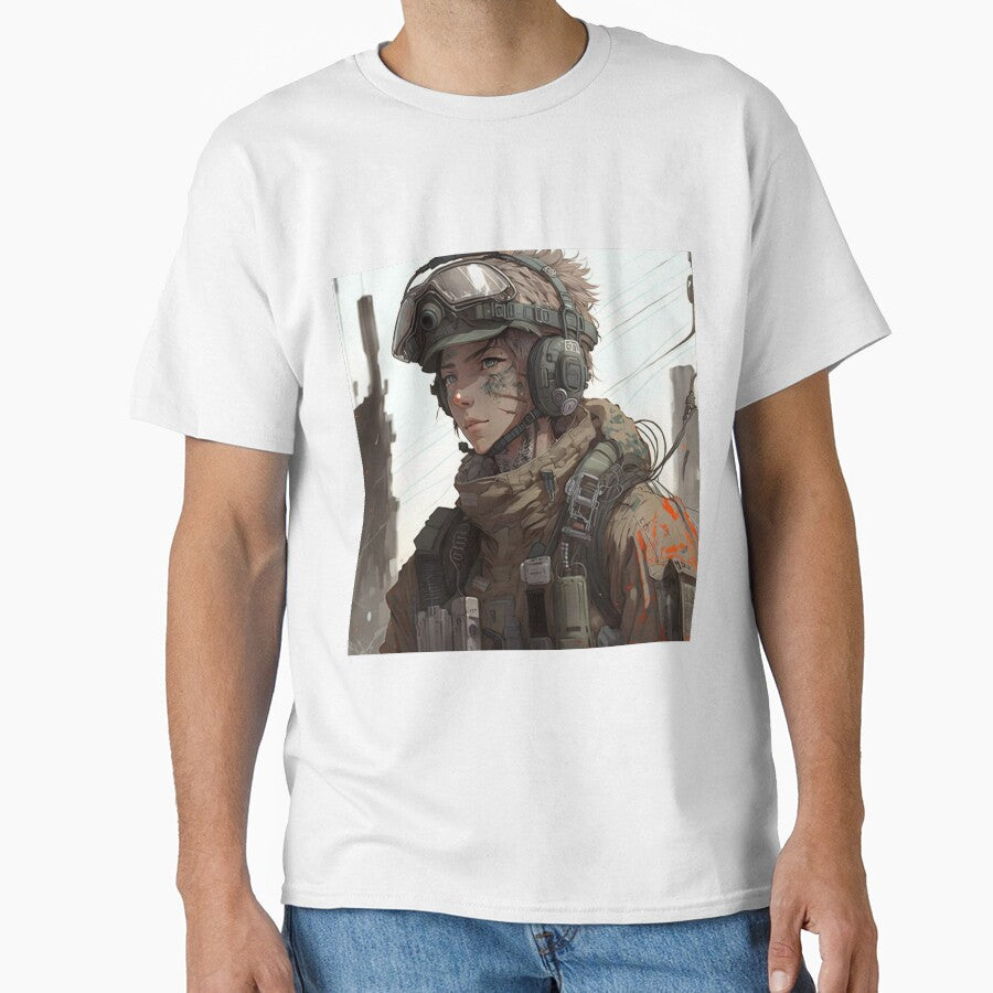 military anime by lokirick T-Shirts, Hoodie, Sweatshirt | BlankRebels.com (Image 1)