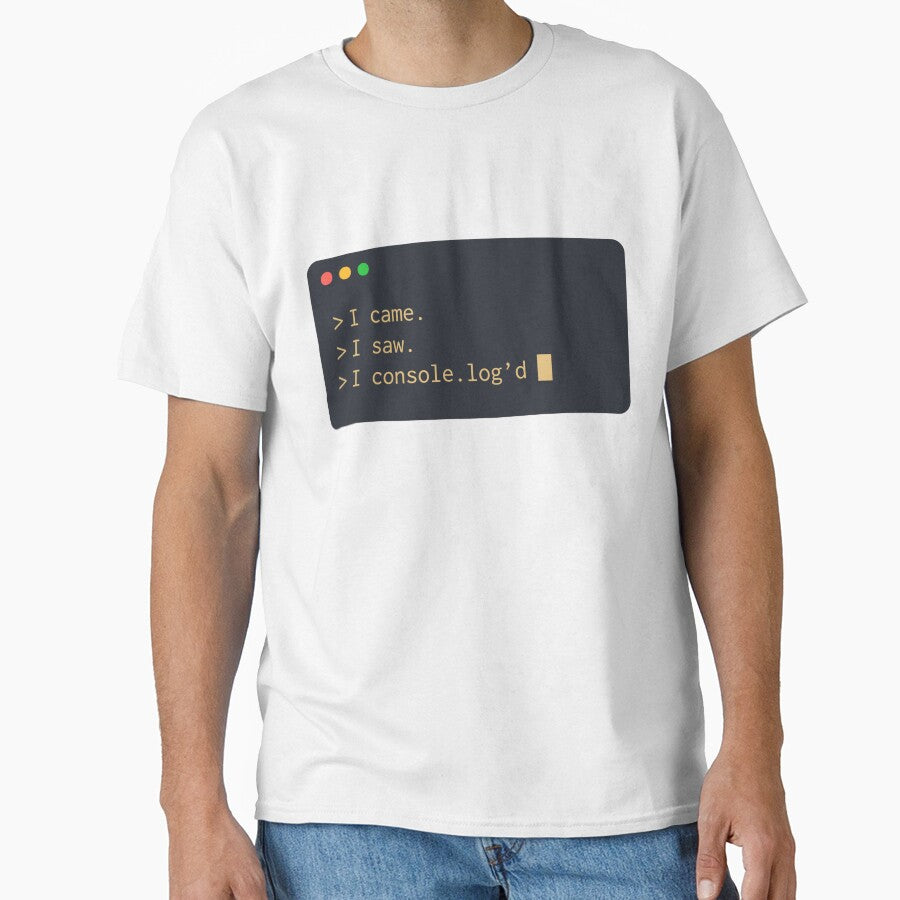 I came. I saw. I console.log'd by Naitsz T-Shirts, Hoodie, Sweatshirt | BlankRebels.com (Image 1)