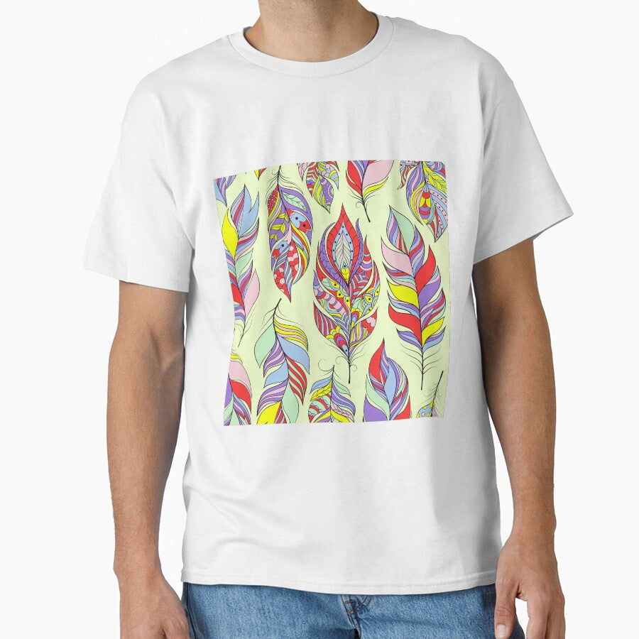 boho vivid feathers by haroulita