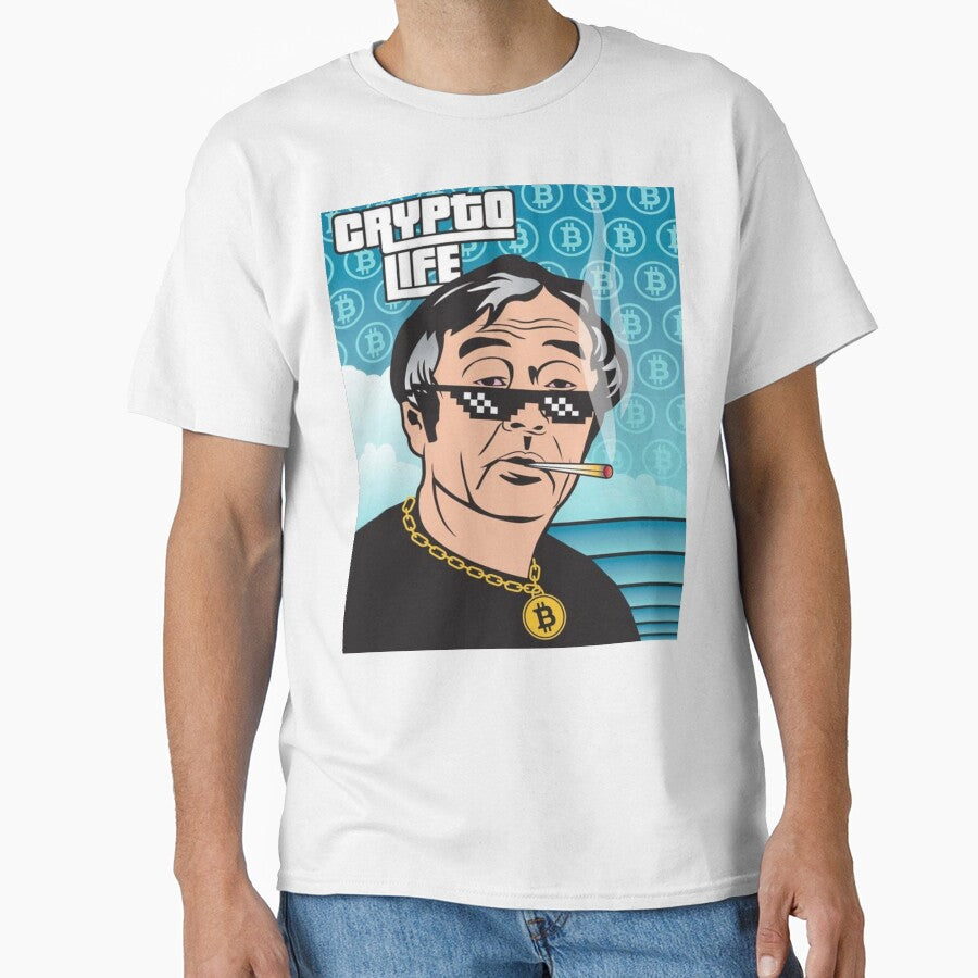 Bitcoin Crypto Life by LazyCompany T-Shirts, Hoodie, Sweatshirt | BlankRebels.com (Image 1)