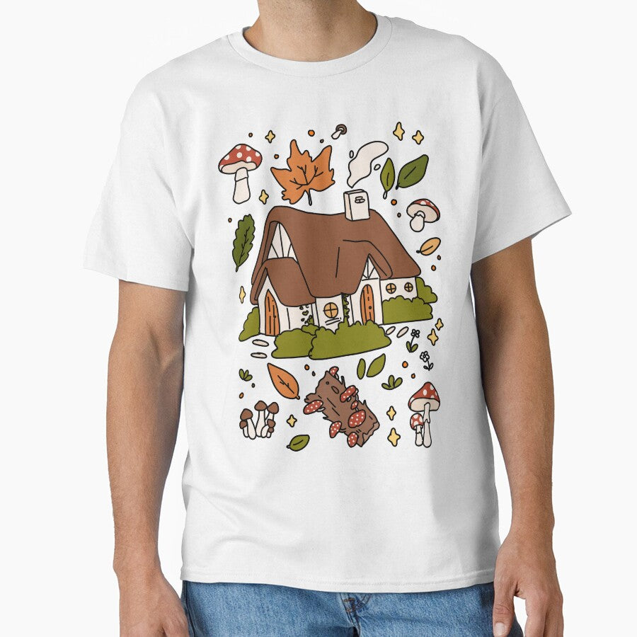 Cute Cottagecore Illustration Fall Autumn Season #2 by Annisa Yuwanda T-Shirts, Hoodie, Sweatshirt (Image 1)
