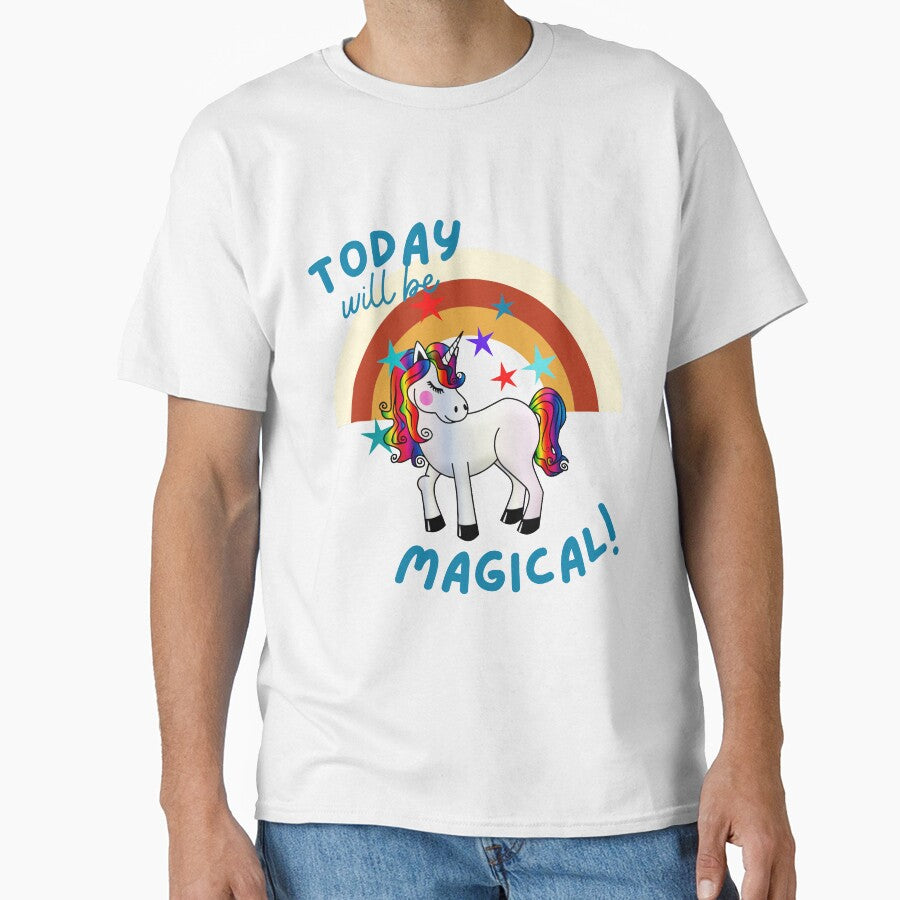 Today will be magical-unicorn coloring pages by Desibeau T-Shirts, Hoodie, Sweatshirt | BlankRebels.com (Image 1)