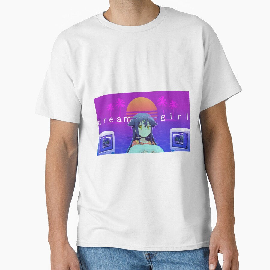 Vaporwave Anime Girl by Bien Design T-Shirts, Hoodie, Sweatshirt | BlankRebels.com (Image 1)