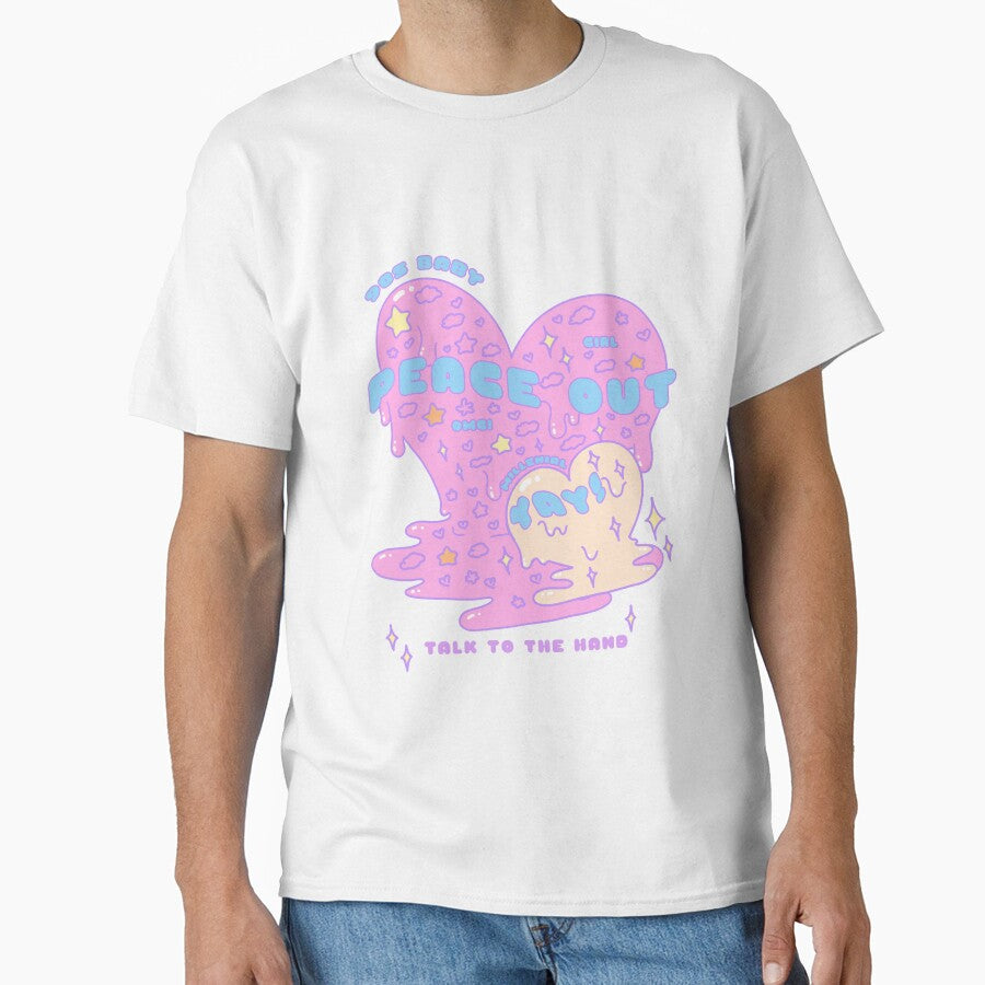 Cute Pastel Color Retro Aesthetic 90s Baby Melted Heart Quotes by Annisa Yuwanda