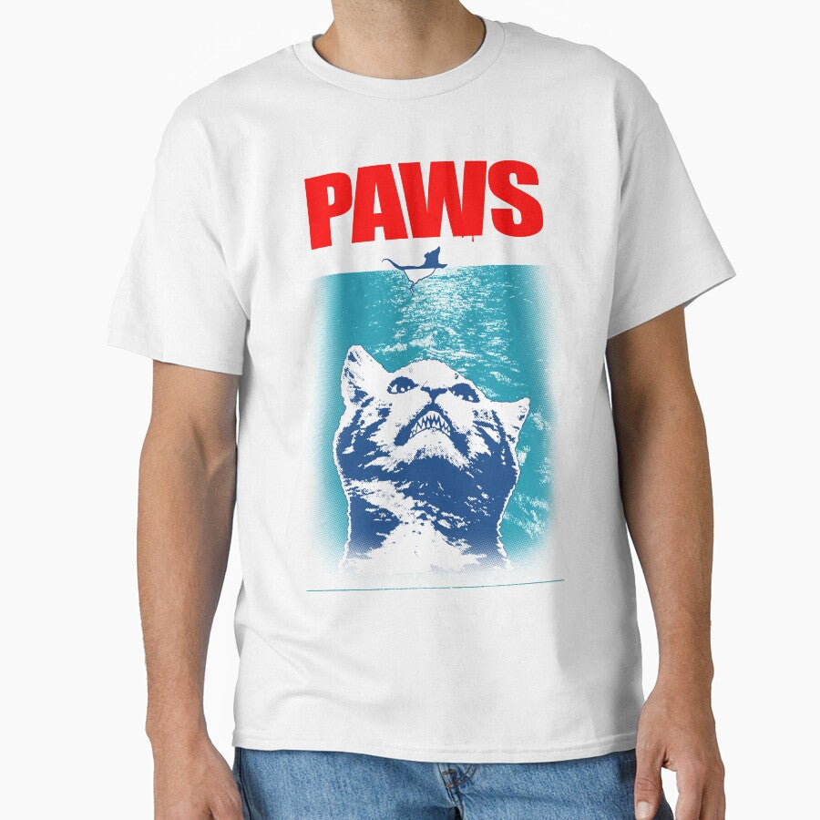 Paws, Cat parody by Jeditwins T-Shirts, Hoodie, Sweatshirt | BlankRebels.com (Image 1)