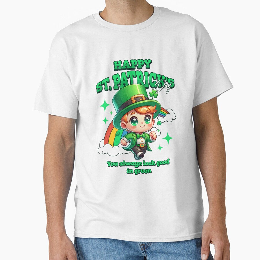 Happy St Patricks Day Kawaii by SilkPajamas T-Shirts, Hoodie, Sweatshirt | BlankRebels.com (Image 1)