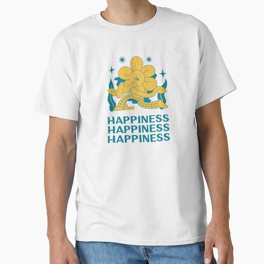 Happiness Nameste Mindfulness Garden Gardening Retro 90'S Y2K Sticker Hat T-Shirts, Hoodie, Sweatshirt