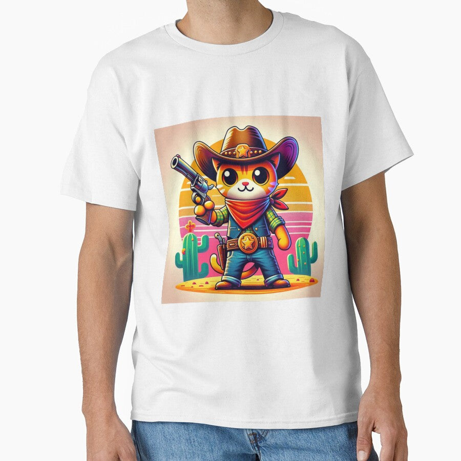 Cowboy Cat by Esmilna Castillo T-Shirts, Hoodie, Sweatshirt | BlankRebels.com (Image 1)